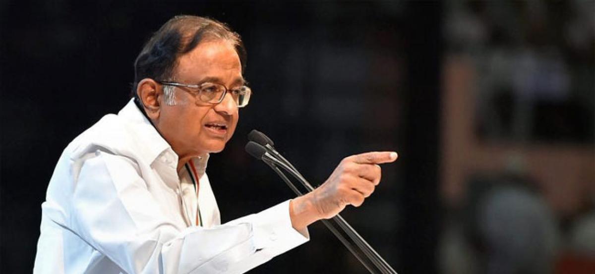 Unholy alliance with BJP the gravest provocation to people of Valley: Chidambaram to Mehbooba