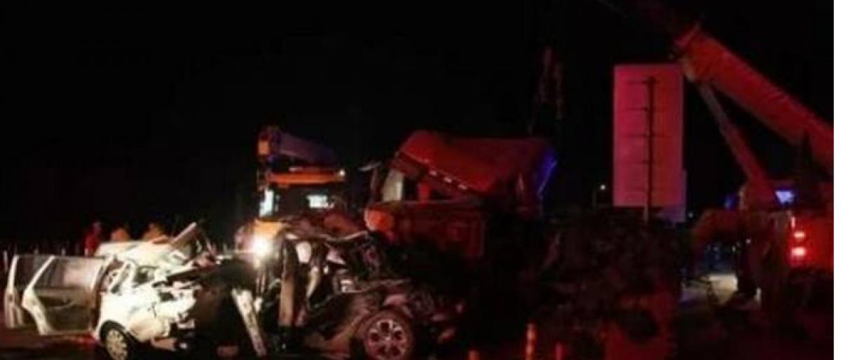 China: 15 killed after truck loses control, crashes into vehicles at toll station
