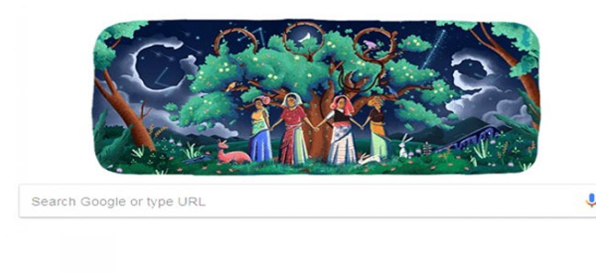 Google doodle marks 45th anniversary of Chipko Movement