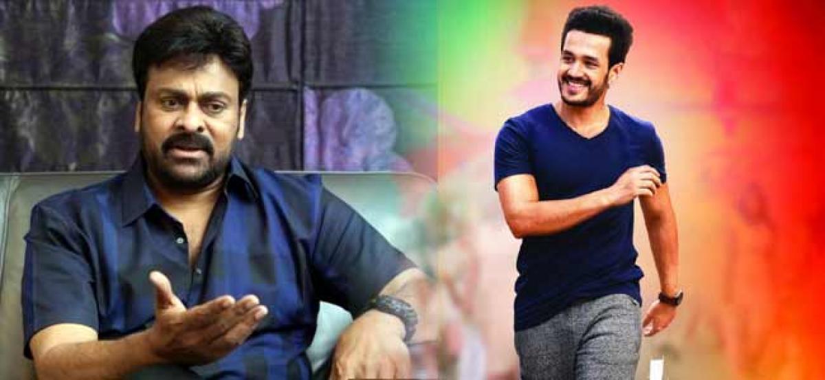 Chiru To Say HELLO to Akhil