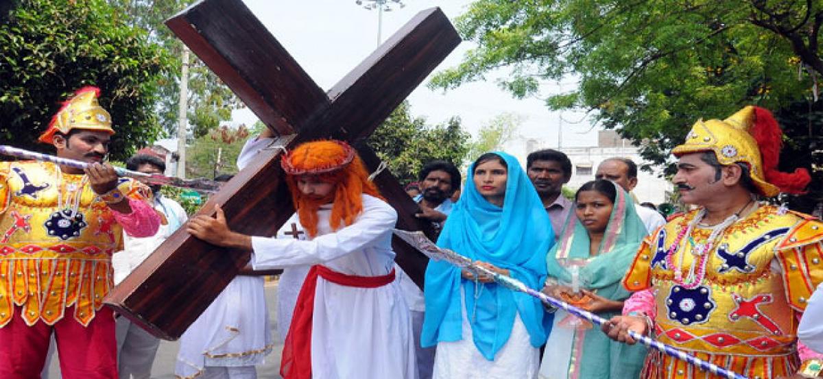 Good Friday observed in Vijayawada