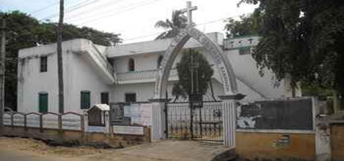 Andhra Baptist Church decked up for X-Mas