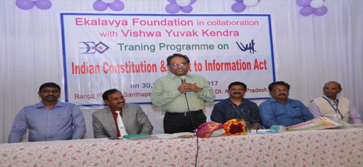 Right to Information is essential: Chief Information Commissioner