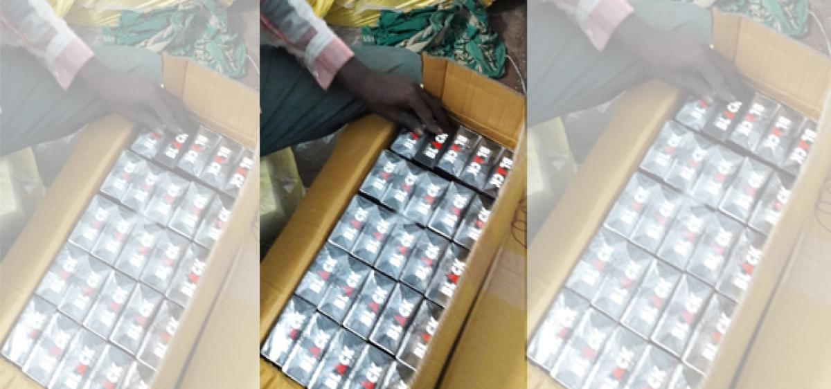 Directorate of Revenue Intelligence seizes foreign cigarettes worth 60l