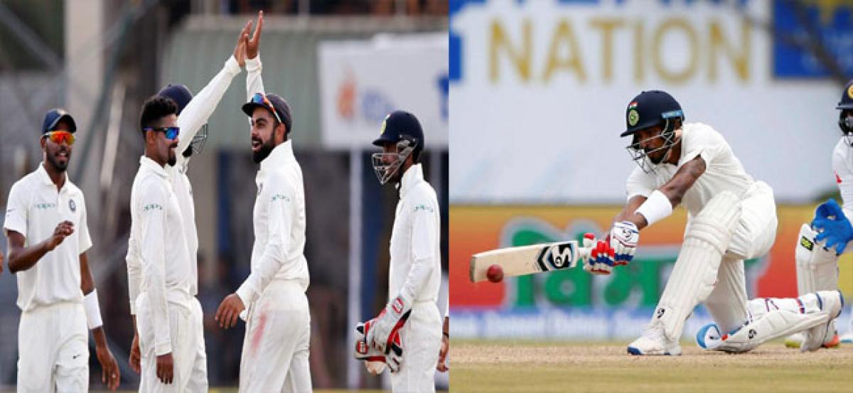 India take control of Galle Test