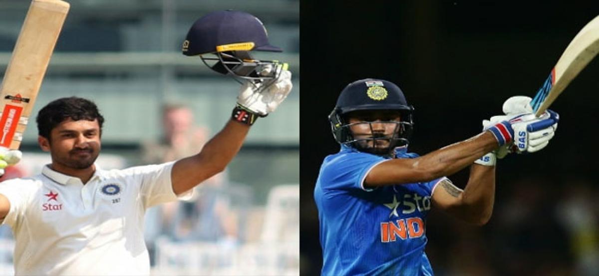Manish Pandey and Karun Nair to lead India ‘A’