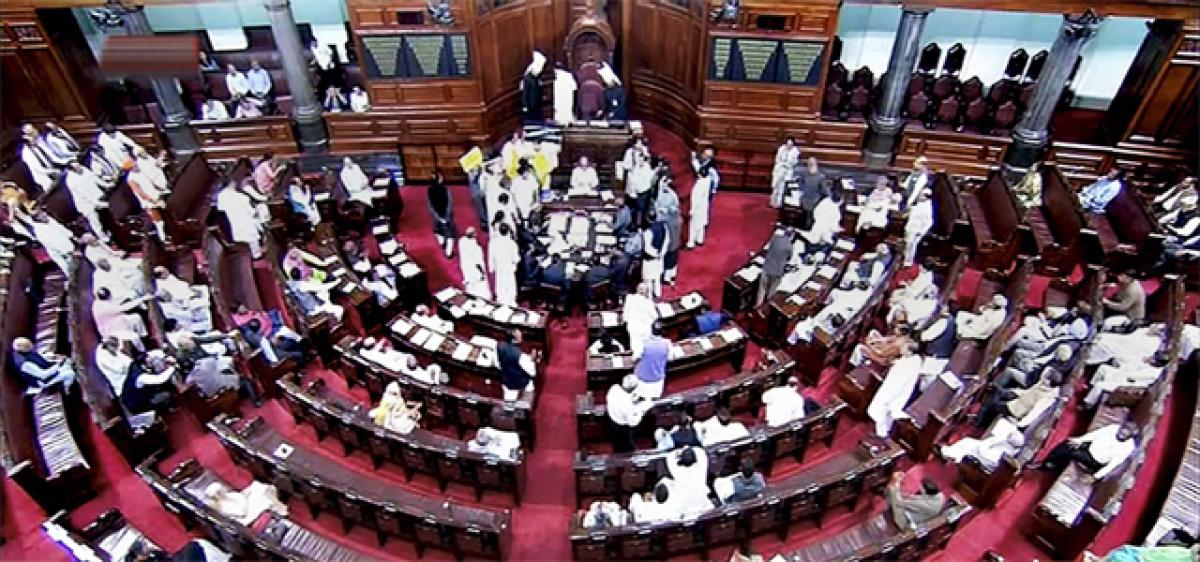 Congress, TDP clash in Rajya Sabha over AP bifurcation