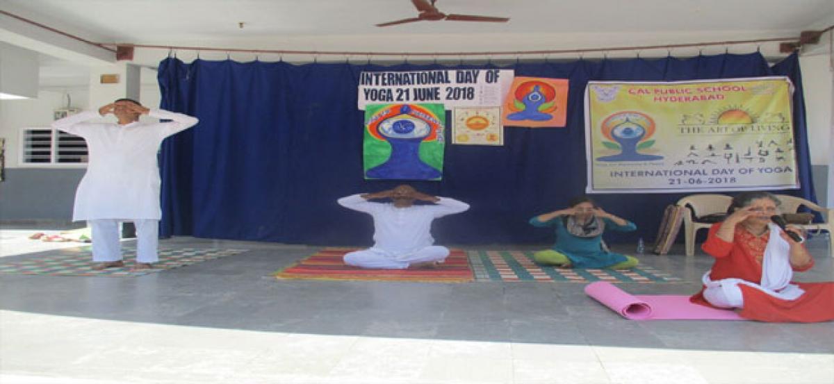 International Yoga Day fete held at CALPS