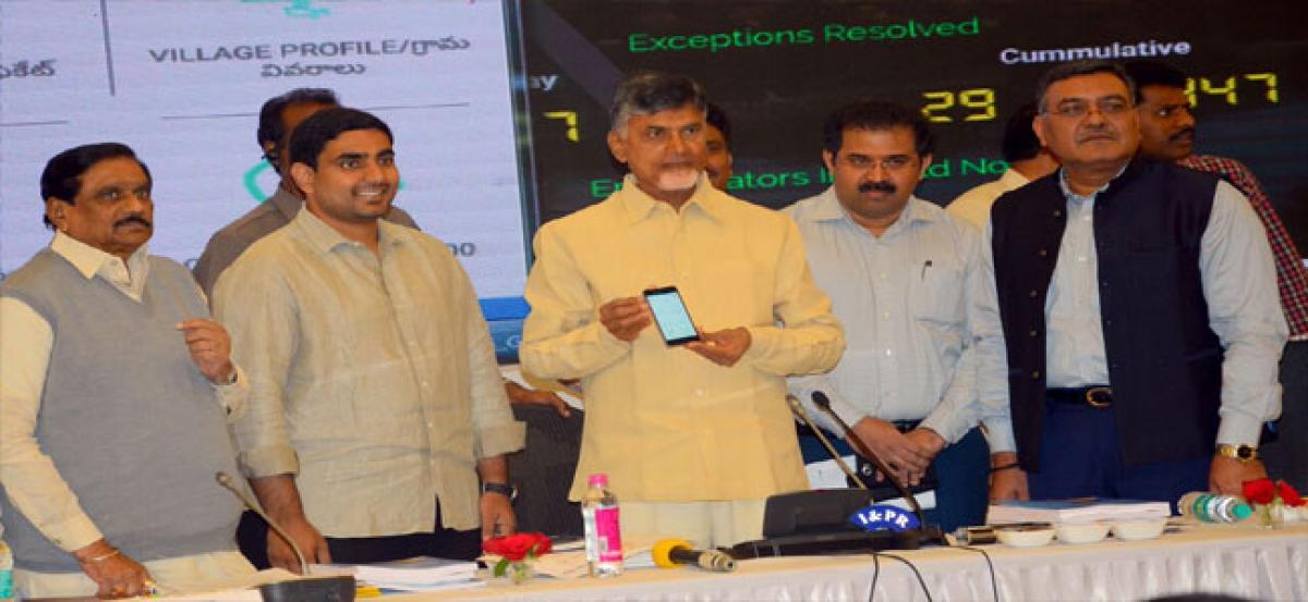 Achieve 15% growth rate, 80% people’s satisfaction, says Chief Minister N Chandrababu Naidu