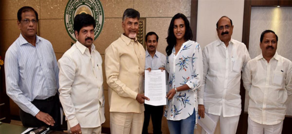 P V Sindhu gets appointment order as Deputy Collector