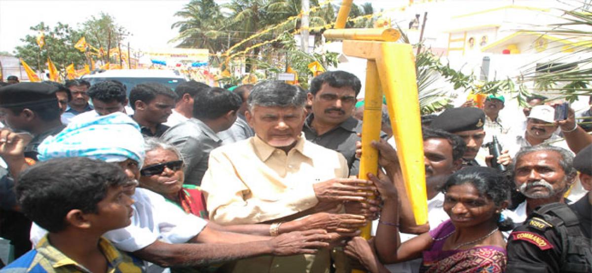 Chief Minister N Chandrababu Naidu allays farmers’ drought fears