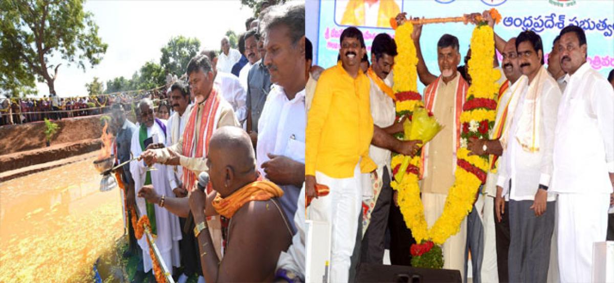 Chief Minister lays foundation for Chintalapudi II phase works