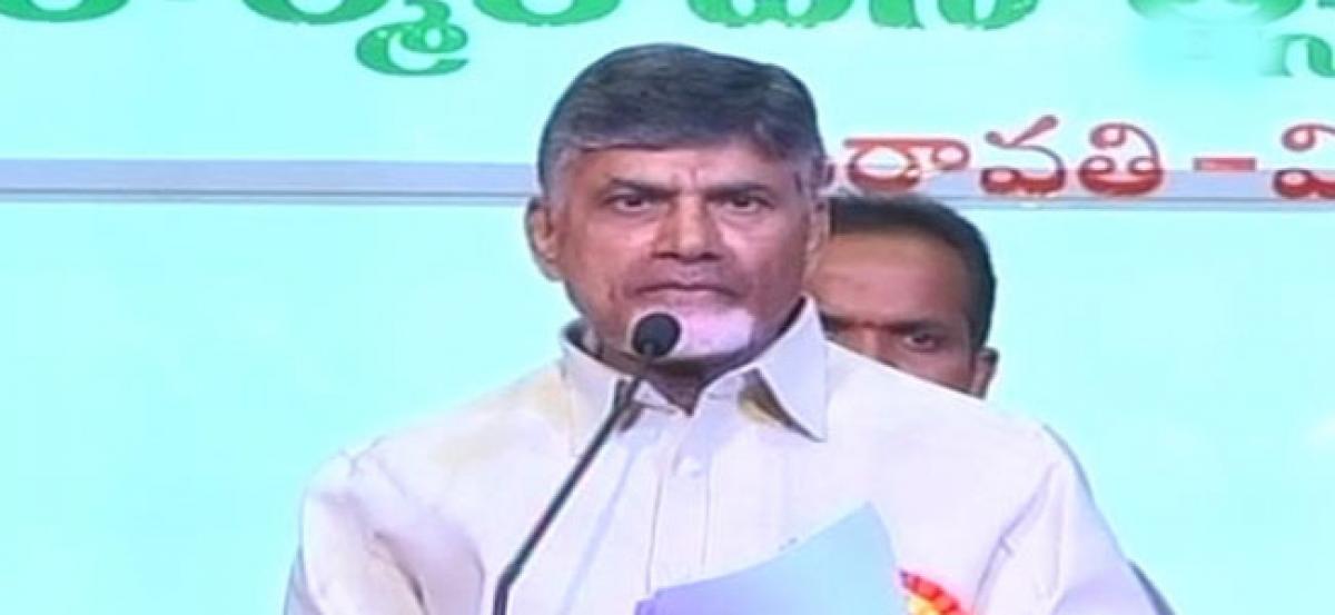 State developing sanctions Centres support: Chandrababu Naidu