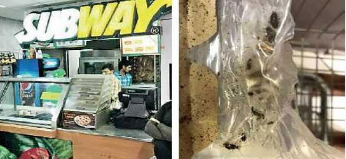 Customer finds cockroach in Subway drink, outlet shut down in Hyderabad