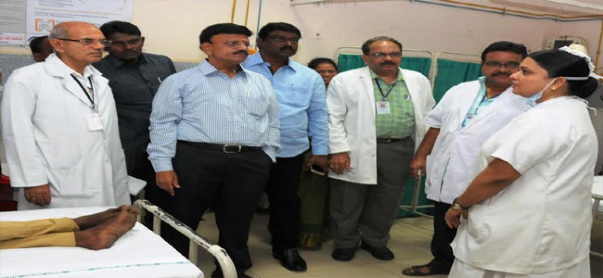 Implement Government General Hospital panel decisions: Collector