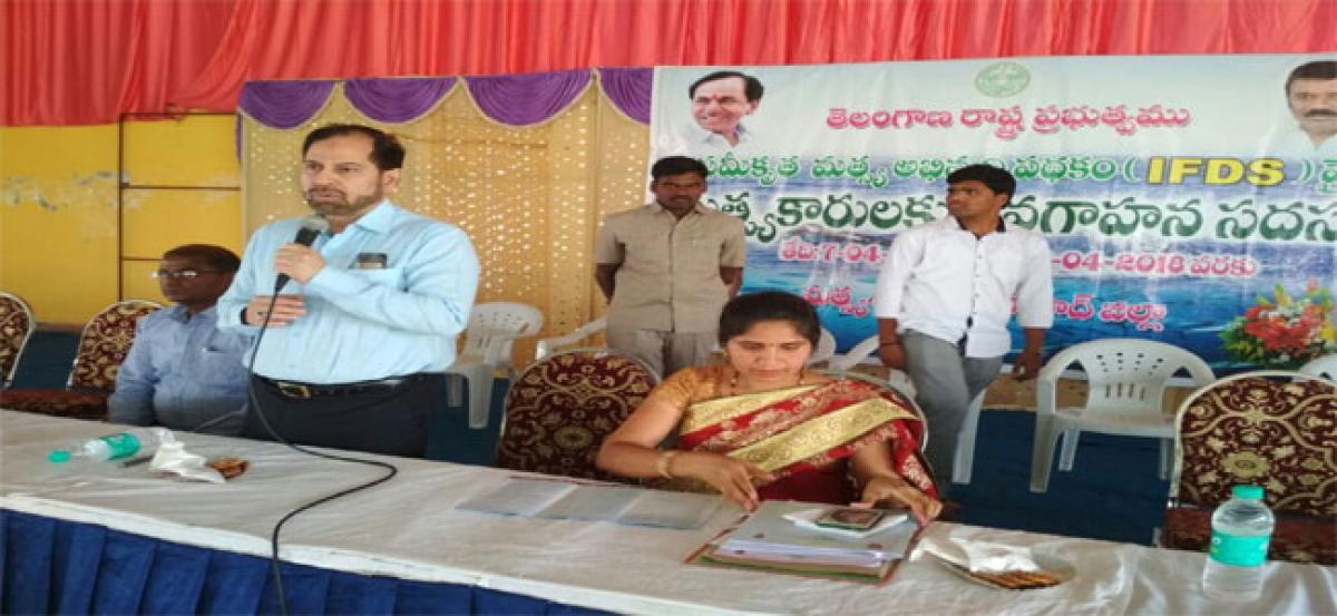 Collector stresses significance of fisheries development scheme