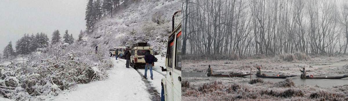 Kashmir reels under arctic conditions; many places record seasons coldest night