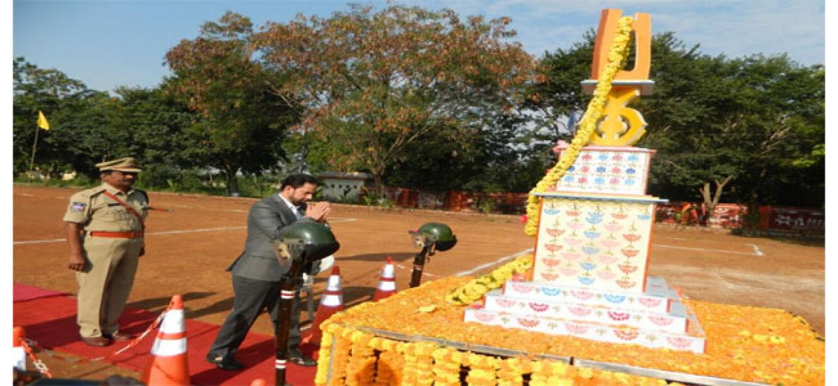 Rich tributes paid to police martyrs
