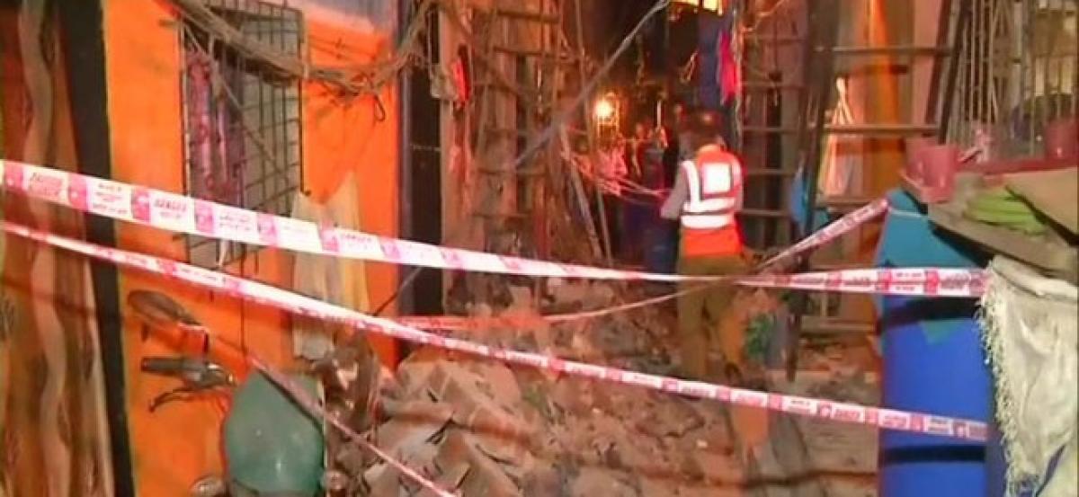 Mumbai: 7 injured as portion of building collapses