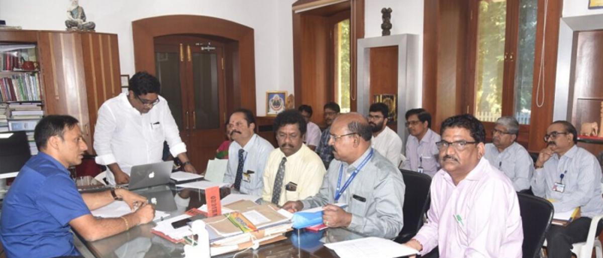 Collector Pravin Kumar urges PSUs to speed up funds release to KGH at vizag