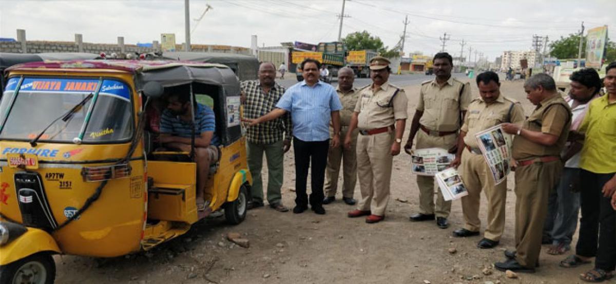 Campaign conducted on traffic rules