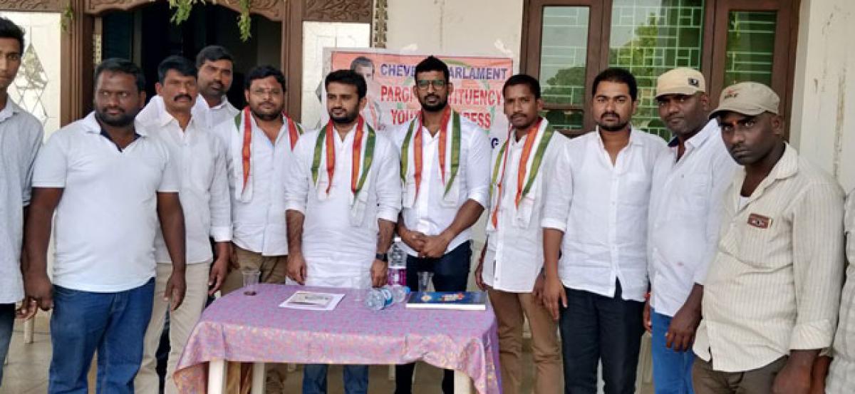 Youth Congress meet assails TRS government