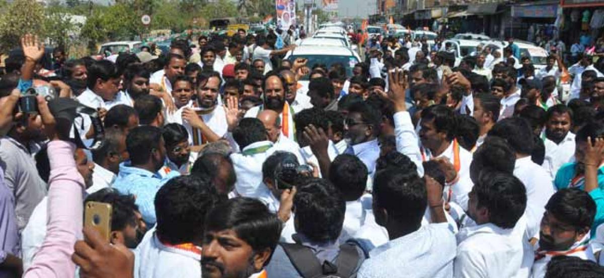 Congress party launches Praja Chaitanya Yatra