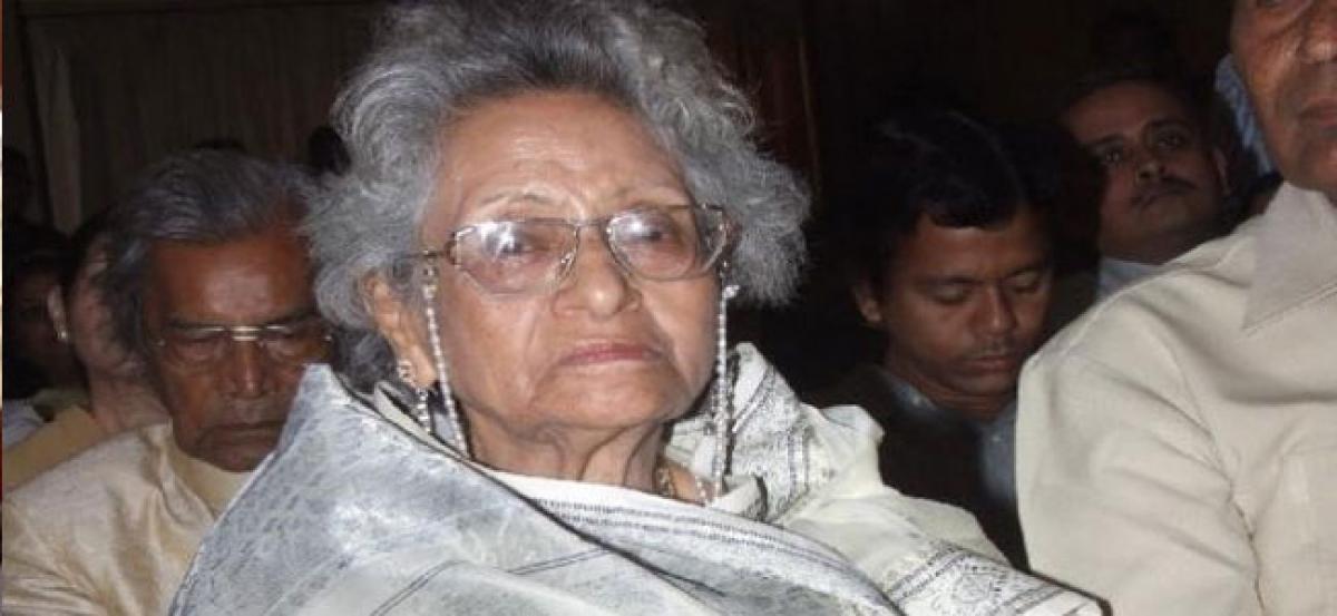Congress Begum Hamida Habibullah passes away at 102