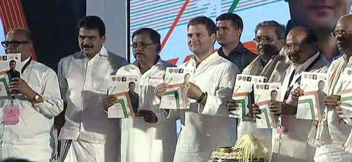 Congress manifesto is peoples Mann Ki Baat: Rahul Gandhi