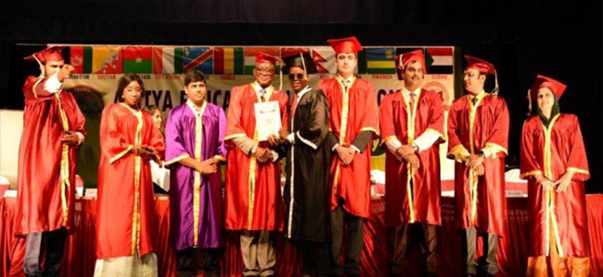 International students’ graduation day at Aditya