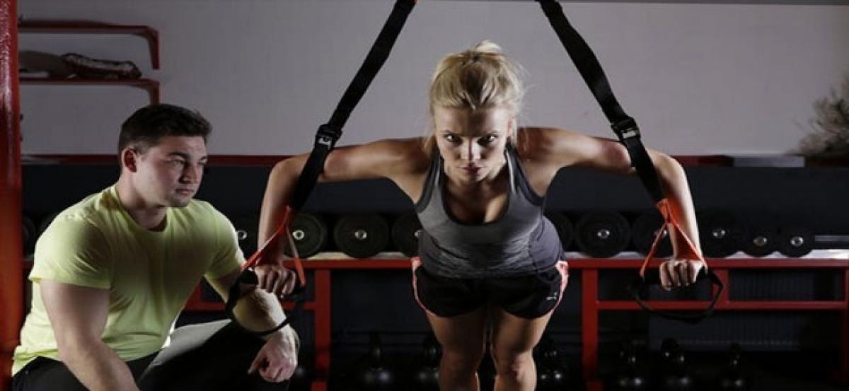 Couple who works out together, loses weight together