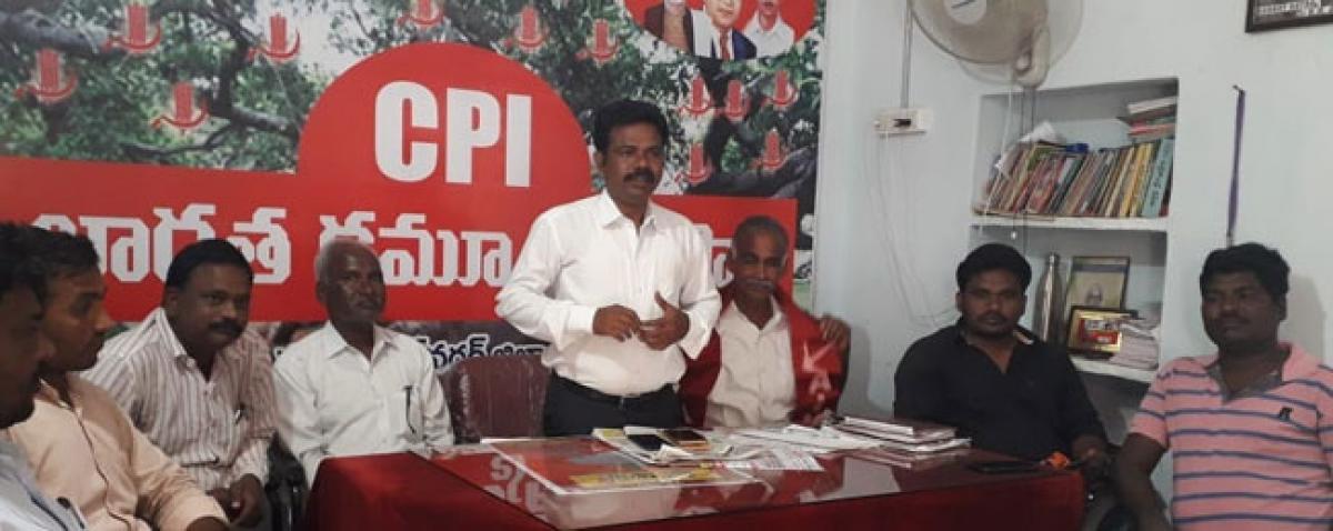 Extend Rythu Bandhu benefits to displaced farmers: CPI