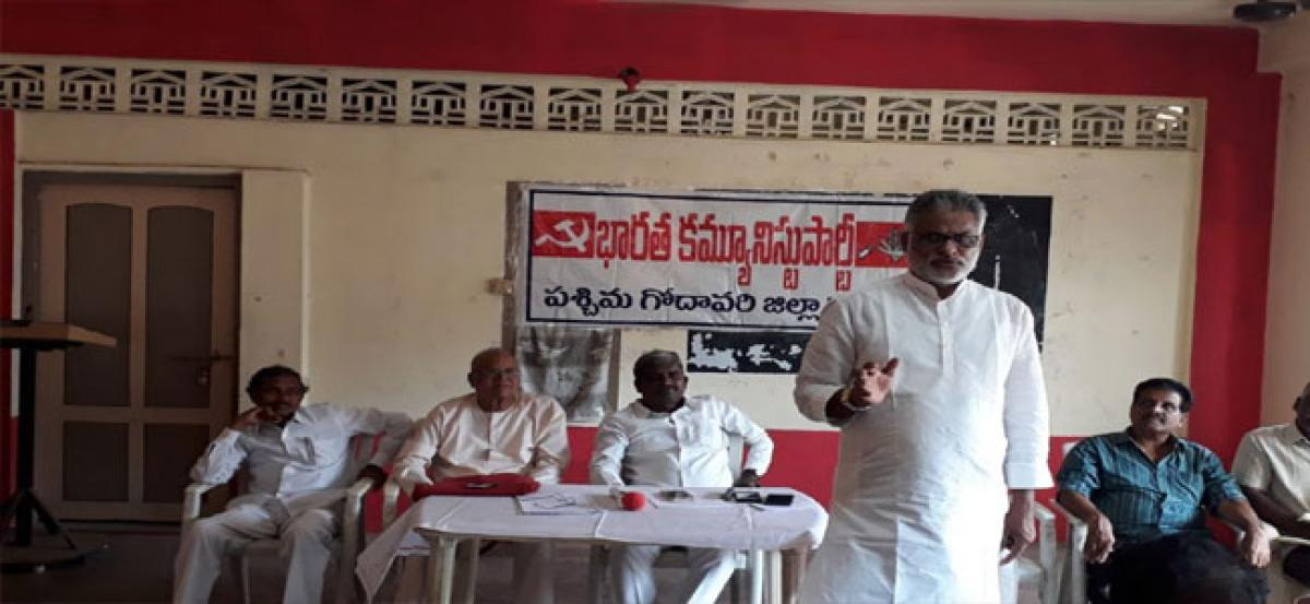 Work for unity of secular forces, CPI cadres told