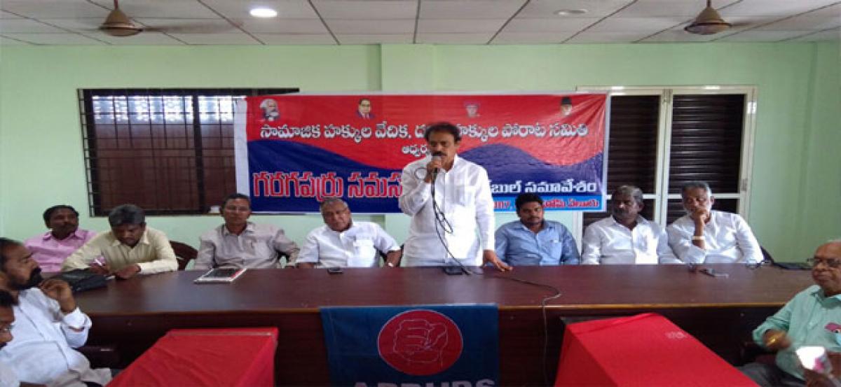 Reinstall Ambedkar statue in Garagaparru by Sept 16: CPI