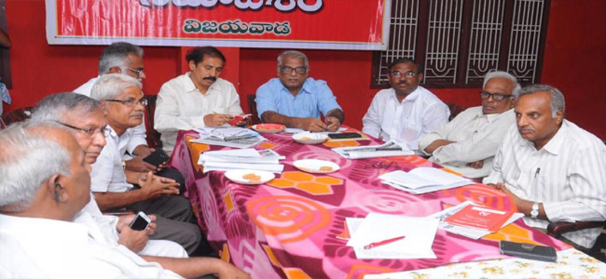 Left plan protest on Oct 16
