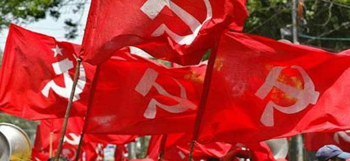 CPM protests for women quota