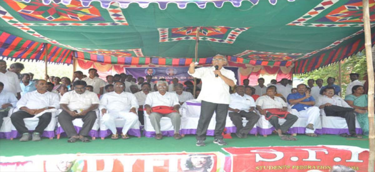 Chief Minister failed to curb caste bias: Raghavulu