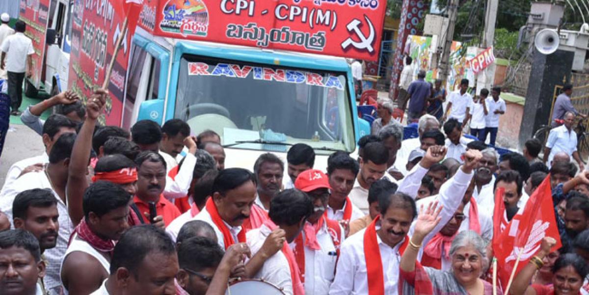 CPI launches 7-district bus yatra from Anantapur