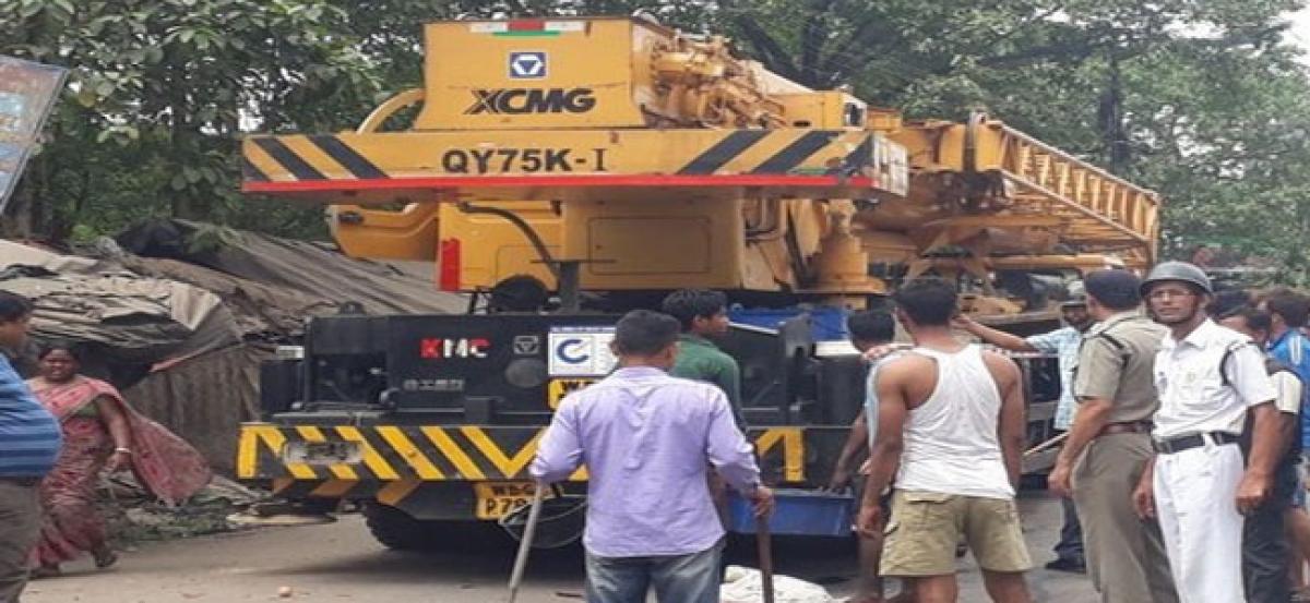 Kolkata: Class 8 student mowed down by crane