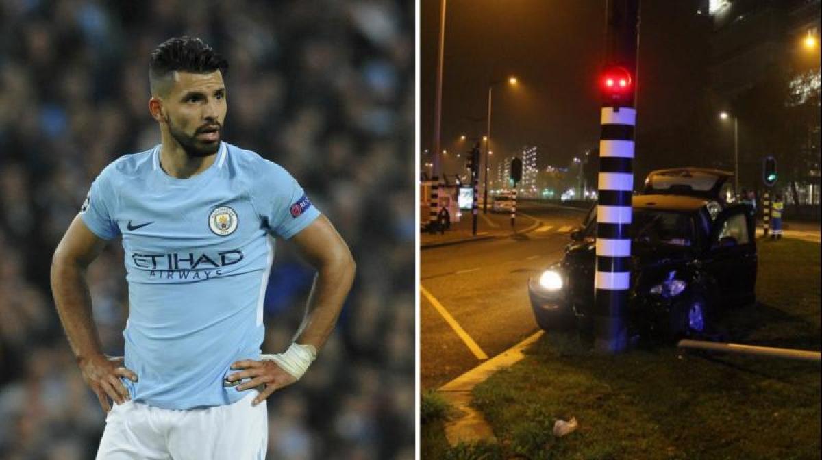 Manchester Citys Sergio Aguero injured in Amsterdam car crash: reports