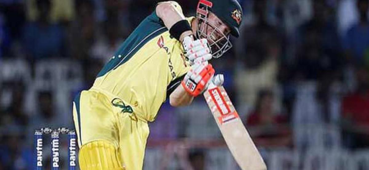 Bengaluru ODI: Warner smashes ton as Aussies set 335-run target for India