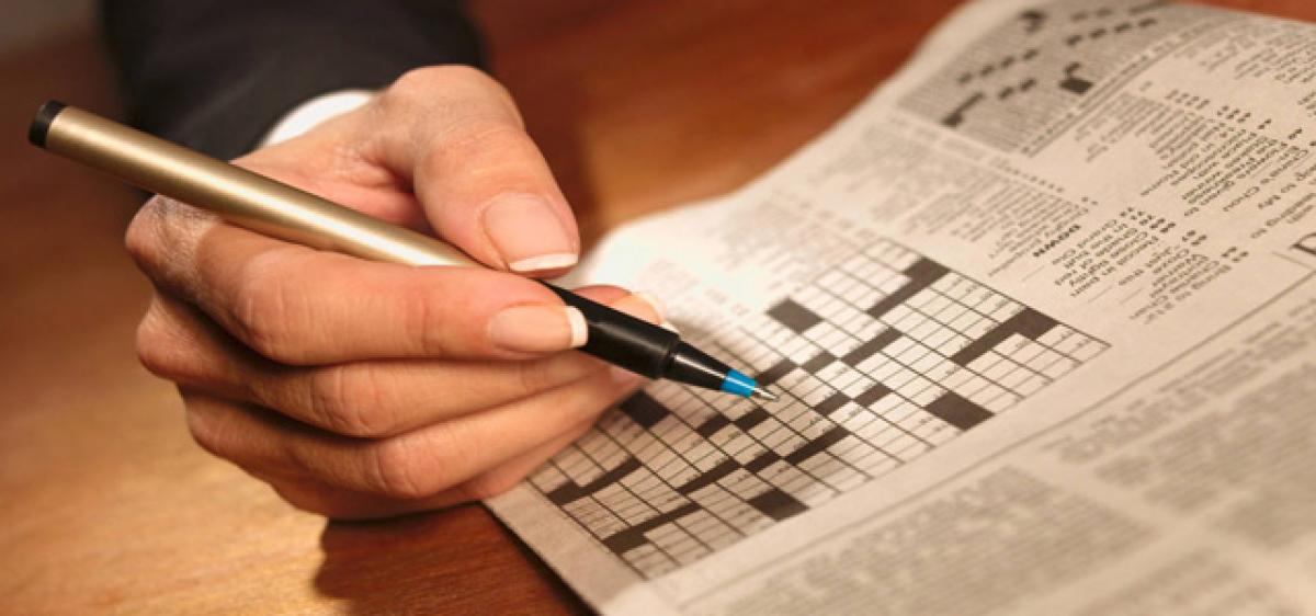 Playing crosswords daily may keep your brain younger