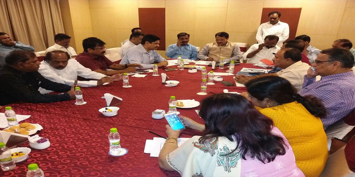 Review meet on International Sweets & Kites Festivals held in Begumpet