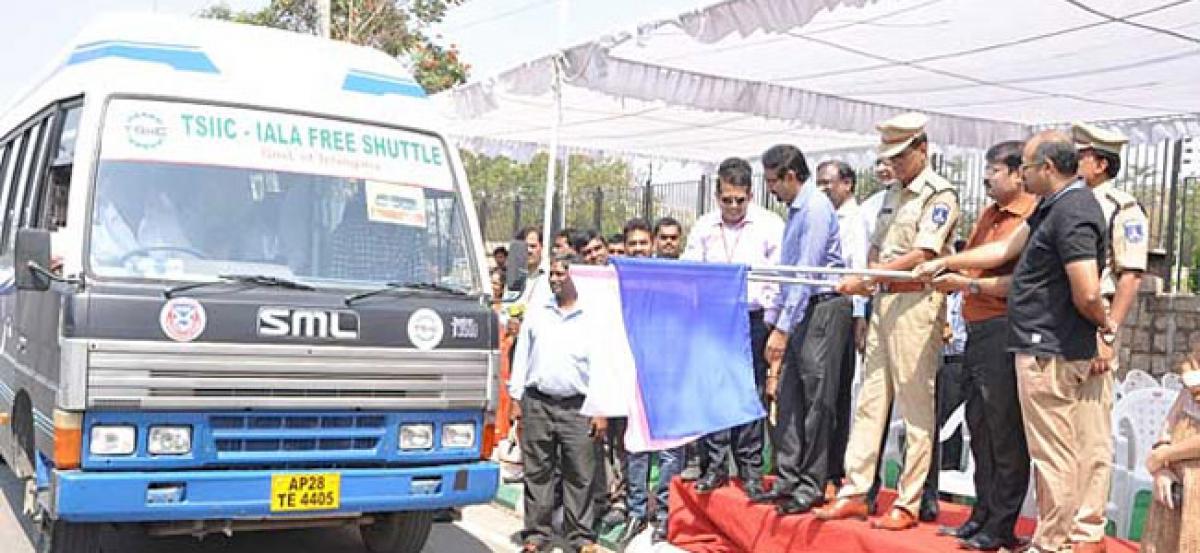 Cyber shuttles launched in Hyderabad