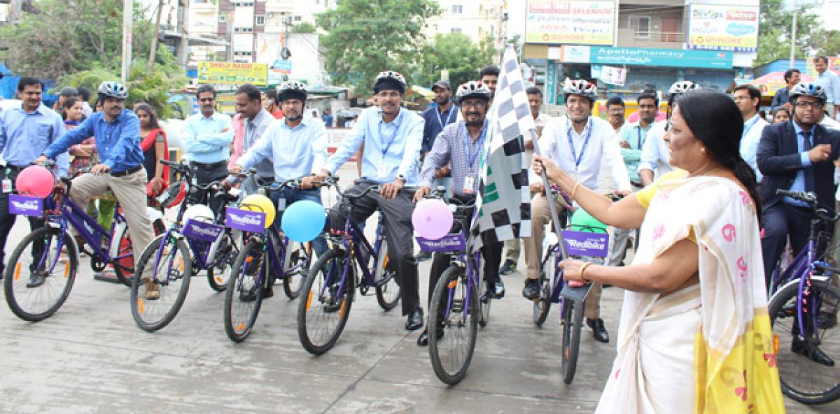 DLF goes green with cycle station