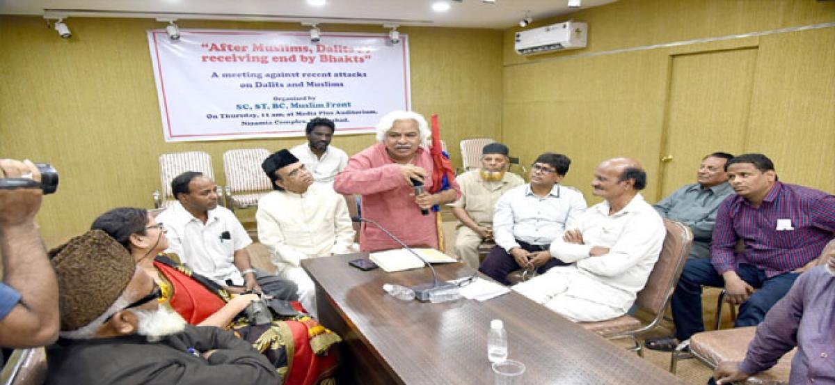 Meeting on Dalit attacks