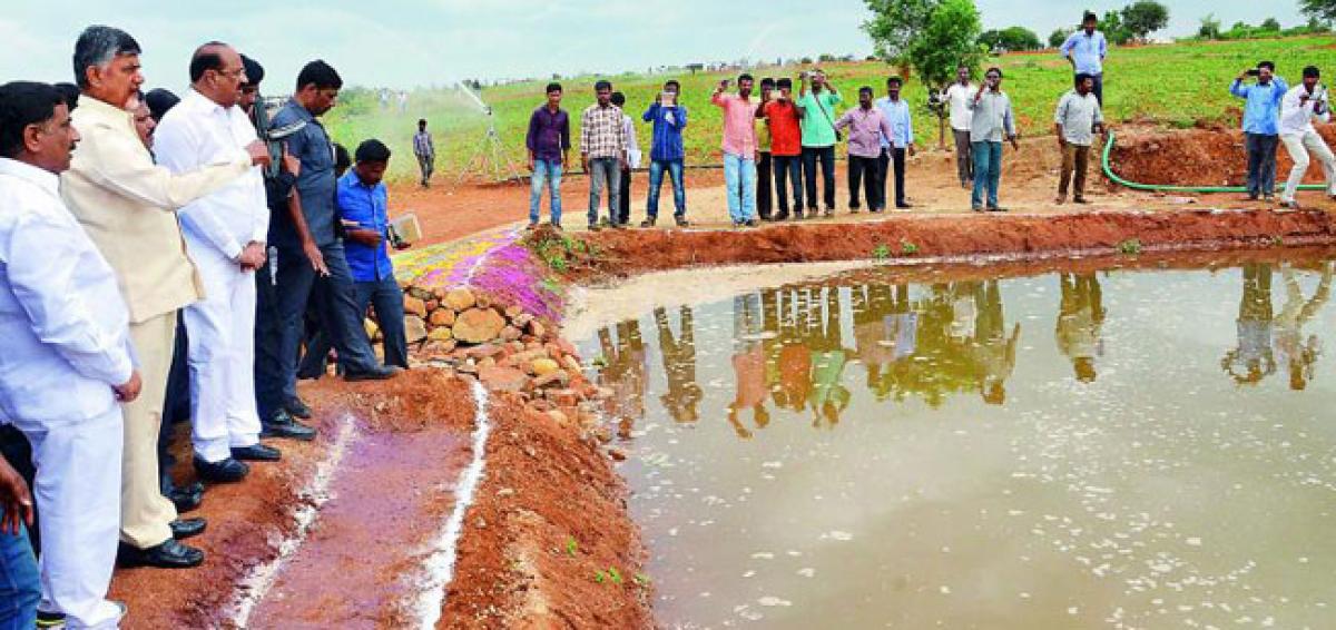 Chandrababu Naidu to unveil 1 lakhth farm pond tomorrow