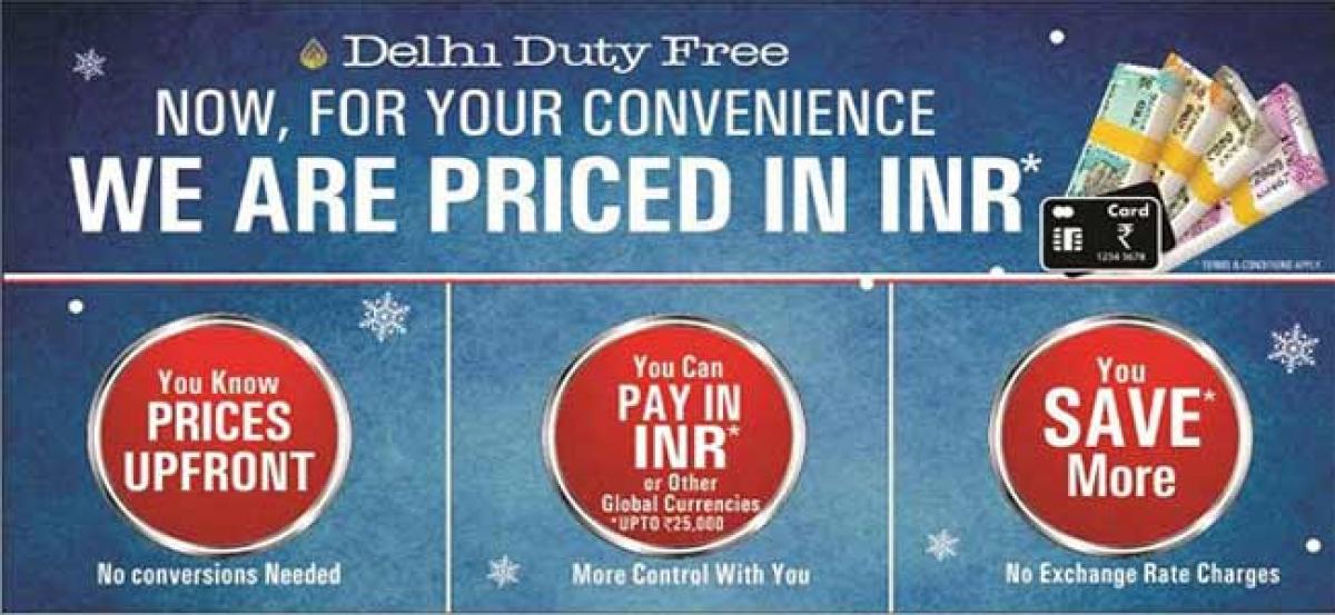 Delhi Duty Free leads the way to Home Currency Pricing - first among all travel retailers in India
