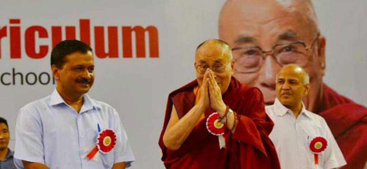 Kejriwal,Dalai Lama launch Happiness Curriculum for Delhi govt schools