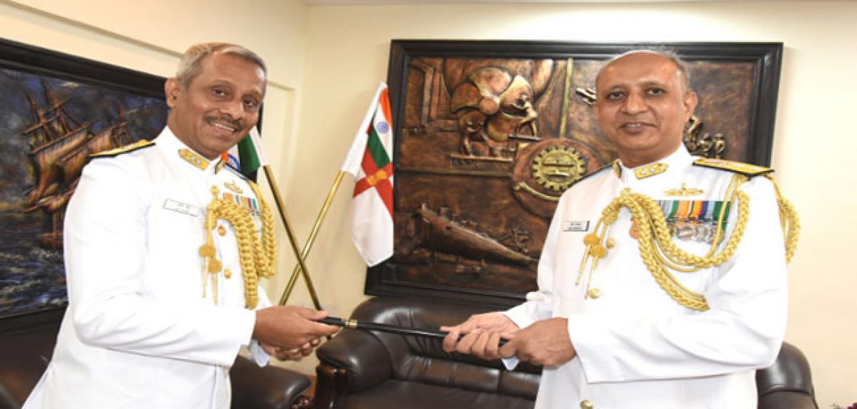 Kiran Deshmukh takes charge as Navy Superintendent